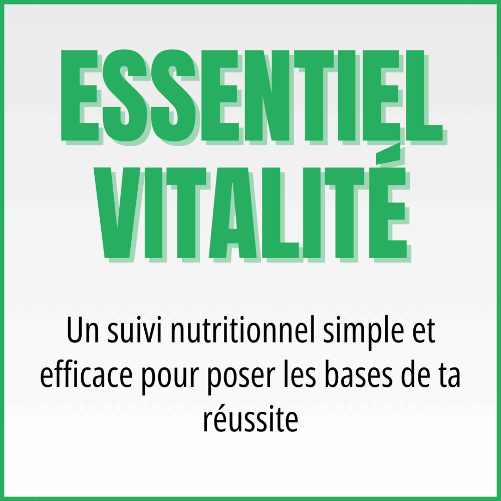 Pack Essentiel Vitalité – coaching nutrition en ligne personnalisé Steph Ramos coach