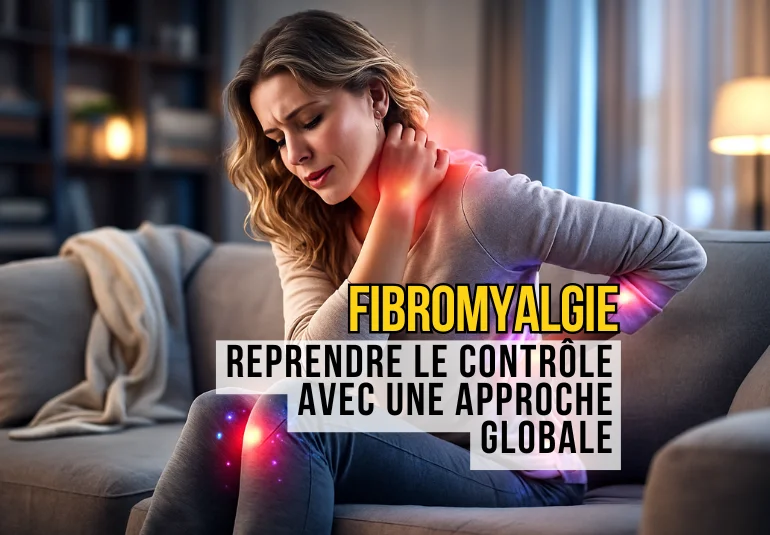 Image illustrant la fibromyalgie et l’importance d’une approche globale avec nutrition, mouvement et mental, par Steph Ramos COACH