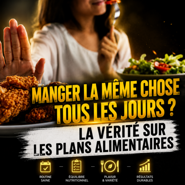 manger la même chose tous les jours plan alimentaire - Steph Ramos COACH