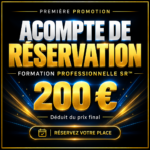 Acompte de 200 € pour réserver la Formation Professionnelle SR™ de Steph Ramos